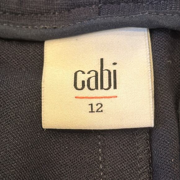 CAbi Women's Ava Slim Ankle Stretch Trouser Pant Navy Size 12 - Picture 7 of 9